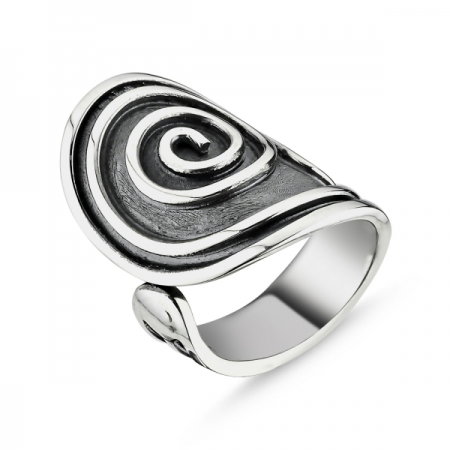 Inel argint 925 reglabil cu spirala ITU0053 [0]